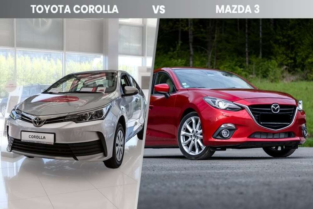 Toyota Corolla Vs Mazda